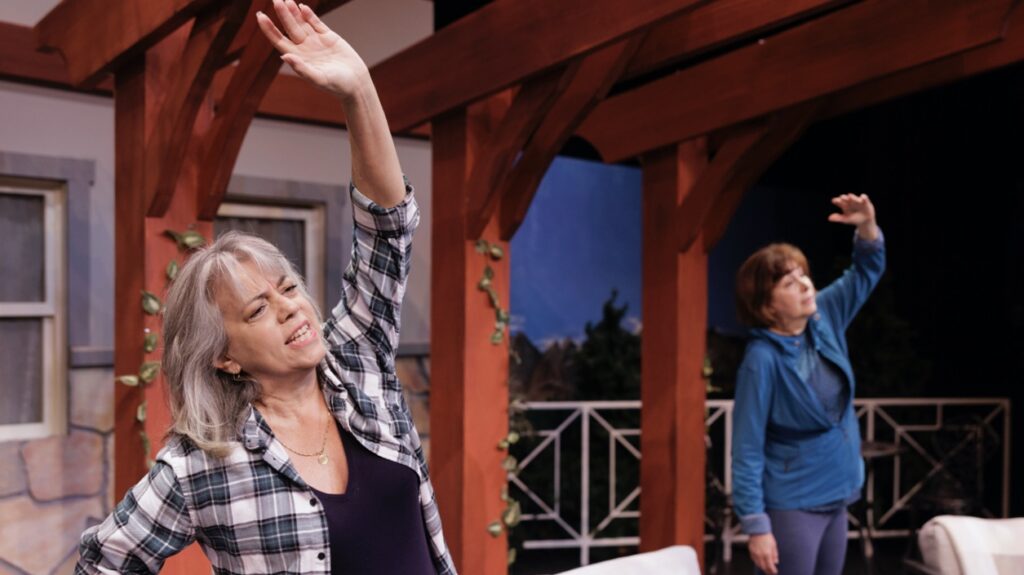 Doris and Ivy in the Home actresses performing